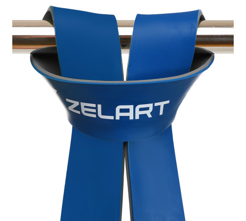 Резина петля для подтягиваний и тренировок лента силовая двухслойная Zelart DUAL POWER BAND цвета в ассортименте