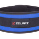 Пояс атлетичний посилений регульований Zelart спинка-10см розмір XS-XXL синій
