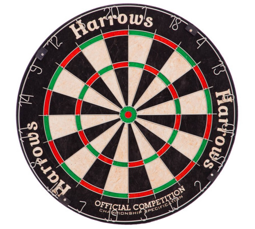 Дартс із сизалю Sisal Harrows OFFICIAL COMPETITION DARTBOARD 46см