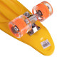 Пенні борд Penny Board круїзер пластиковий з колесами які світяться та ручкою для перенесення 24" SP-Sport жовтий-чорний