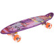 Пенні борд Penny Board круїзер пластиковий з колесами які світяться та ручкою для перенесення 24" SP-Sport бузковий