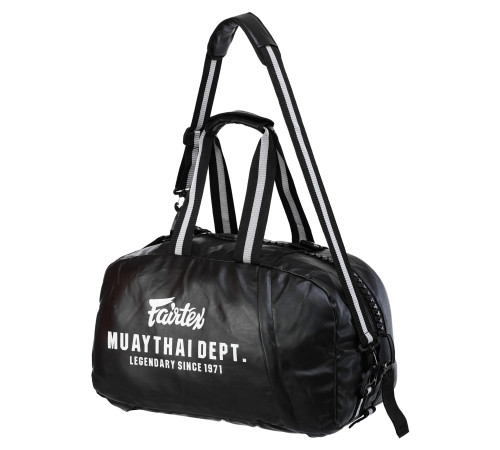 Рюкзак-сумка спортивна 2 в 1 FAIRTEX чорний