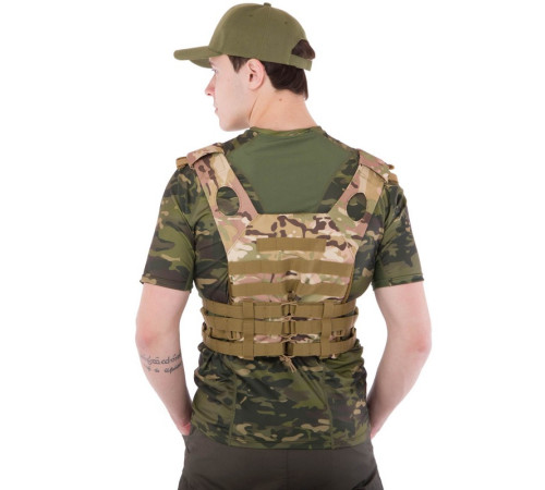 Плитоноска для бронепластин із системою MOLLE Military Rangers кольори в асортименті