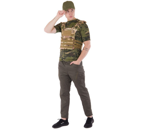 Плитоноска для бронепластин із системою MOLLE Military Rangers кольори в асортименті