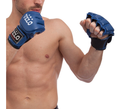 Рукавиці для змішаних єдиноборств MMA VELO S-XL кольори в асортименті
