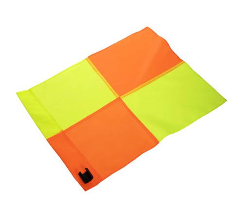 Прапор кутовий полотно з кліпсою для кріплення SP-Sport 45x38см оранжево-жовтий