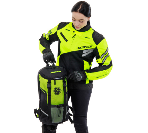 Моторюкзак SCOYCO 20л 50x30x13см чорний