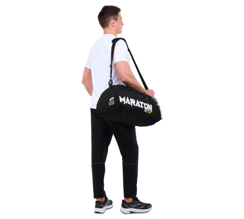 Рюкзак-сумка 2 в 1 MARATON 55x30x25см чорний