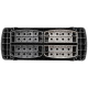 Степ-платформа для фітнесу та аеробіки 3 рівня висоти Zelart 78x29x10+5+5см чорний-сірий
