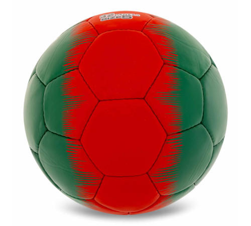 М'яч футбольний SOCCERMAX LIVERPOOL №5 PU зелений-червоний