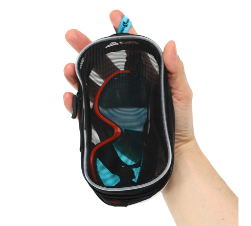 Чохол окулярів для плавання MadWave MESH POUCH BIG чорний