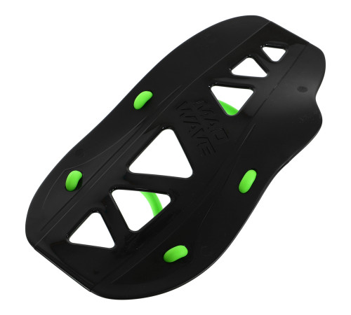 Лопатки для плавания ласты для рук MadWave GRABBER Forearm черный-зеленый