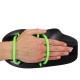 Лопатки для плавания ласты для рук MadWave GRABBER Forearm черный-зеленый