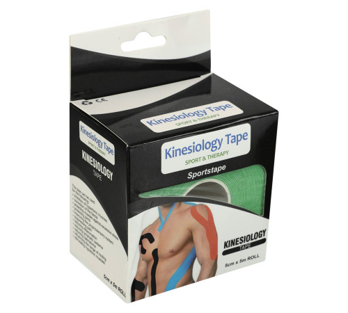 Кінезіо тейп для обличчя та тіла Kinesio tape SP-Sport розмір 5смх5м кольори в асортименті