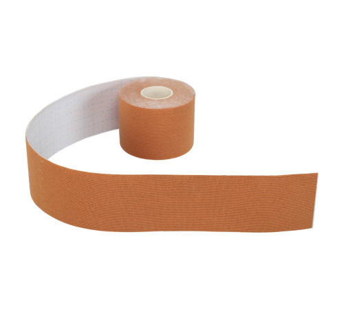 Кінезіо тейп для тейпування грудей Kinesio tape BOOB SP-Sport розмір 5смх5м бежевий