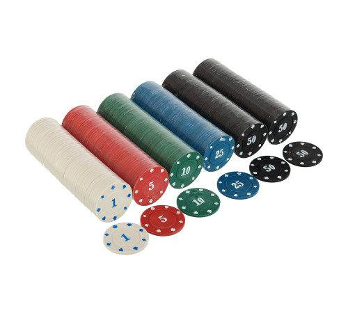 Набір для покеру в металевій коробці Poker game set SP-Sport 300 фішок