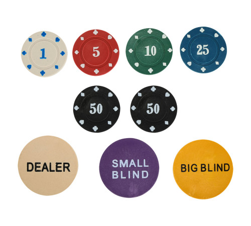Набір для покеру в металевій коробці Poker game set SP-Sport 300 фішок