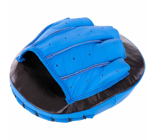 Міні-лапа боксерська зігнута тренувальна шкіра FAIRTEX 20x17x4.5см 2штуки кольори в асортименті
