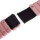 Утяжелители-браслеты для рук и ног с силиконовым покрытием Zelart FITNESS BRACELETS 2x0,5кг розовый