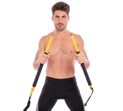 Тренажер SP-Sport RipTrainer Resistance Bar чорний-жовтий