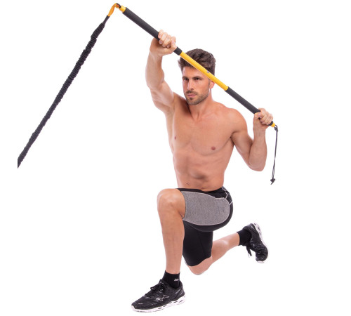 Тренажер SP-Sport RipTrainer Resistance Bar чорний-жовтий