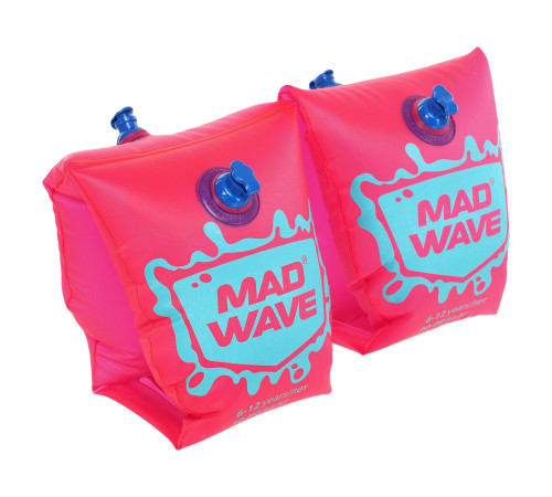Нарукавники для плавання дитячі надувні 2шт MadWave 2-12 лет цвета в ассортименте