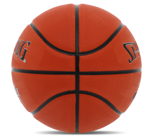 М'яч баскетбольний гумовий SPALDING NEVERFLAT HEX розмір 7 помаранчевий