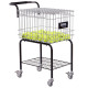 Кошик для тенісних м'ячів візок TENNIS BALL CART на 350 м'ячів TELOON чорний-срібний