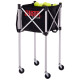 Кошик для тенісних м'ячів TENNIS BALL CART на 180 м'ячів TELOON чорний-срібний