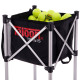 Кошик для тенісних м'ячів TENNIS BALL CART на 180 м'ячів TELOON чорний-срібний
