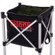 Кошик для тенісних м'ячів TENNIS BALL CART на 180 м'ячів TELOON чорний-срібний
