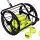 Машина-кошик для збору тенісних м'ячів TENNIS BALL CART на 60 м'ячів TELOON чорний
