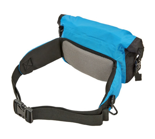 Сумка на пояс спортивна складна водонепроникна DRY BAG BELT PACK FOX40 блакитний
