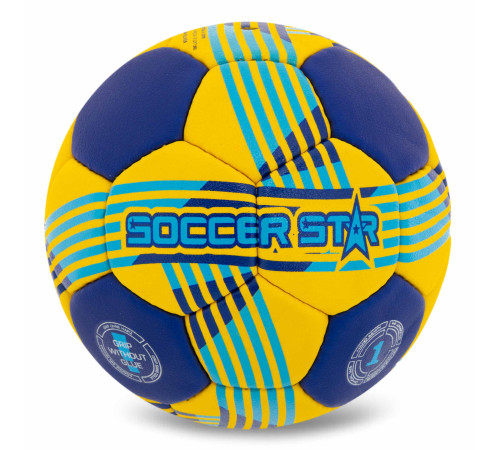 Мяч гандбольный SOCCER STAR размер 1 синий-желтый