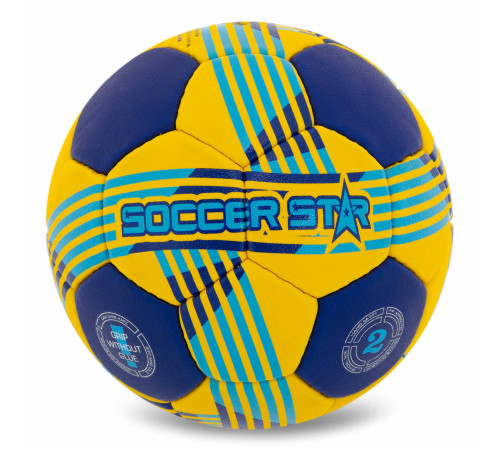 Мяч гандбольный SOCCER STAR размер 2 синий-желтый