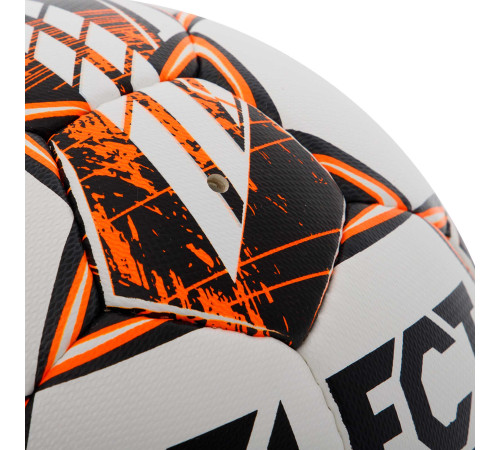 М'яч футбольний SELECT FLASH TURF FIFA BASIC V23 №4 білий помаранчевий