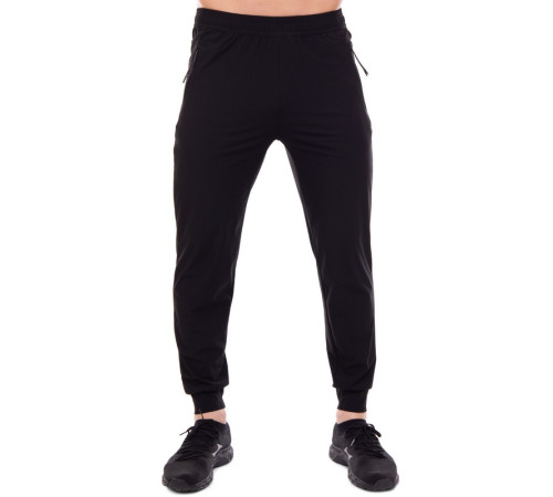 Штаны спортивные мужские на манжете LIDONG M-3XL черный