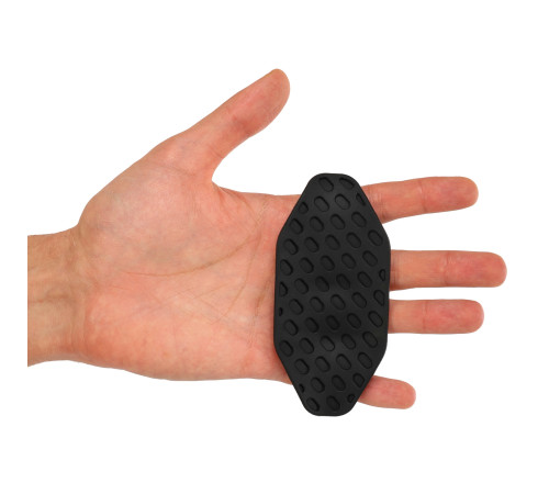 Накладки на долоні грипси Gym Grips для силових тренувань та турніка силіконові нековзні SP-Sport 2 шт чорний