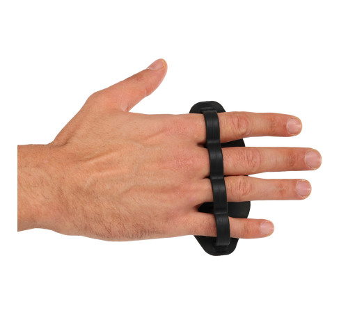 Накладки на долоні грипси Gym Grips для силових тренувань та турніка силіконові нековзні SP-Sport 2 шт чорний