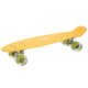 Пенні борд Penny Board круїзер пластиковий з колесами які світяться SP-Sport жовтий-салатовий