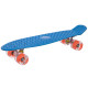 Пенні борд Penny Board круїзер пластиковий з колесами які світяться SP-Sport синій-помаранчевий