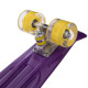 Пенні борд Penny Board круїзер пластиковий з колесами які світяться SP-Sport фіолетовий-жовтий