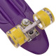 Пенні борд Penny Board круїзер пластиковий з колесами які світяться SP-Sport фіолетовий-жовтий
