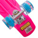 Пенні борд Penny Board круїзер пластиковий з колесами які світяться SP-Sport рожевий-блакитний