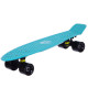 Пенні борд Penny Board круїзер пластиковий 22" FISH блакитний-чорний-чорний