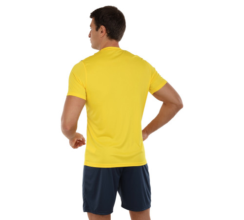 Форма футбольна комплект футболка та шорти Joma PHOENIX III 4XS-XL жовтий-темно-синій