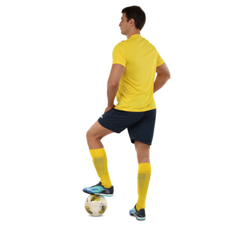 Форма футбольна комплект футболка та шорти Joma PHOENIX III 4XS-XL жовтий-темно-синій