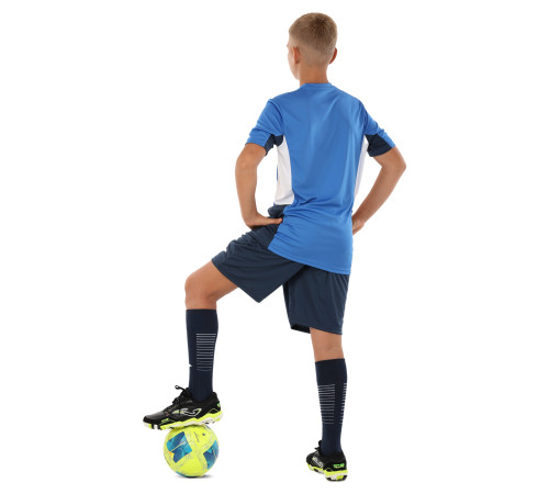 Форма футбольна комплект футболка та шорти Joma DANUBIO II 4XS-XL синій-темно-синій