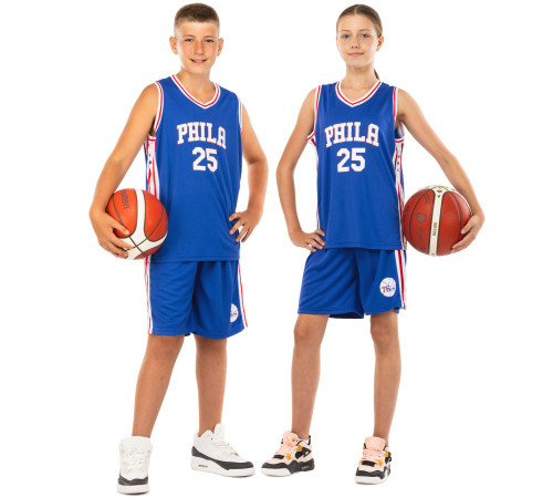 Форма баскетбольная детская NBA клуб Philadelphia 76ers 25 S-2XL цвета в ассортименте