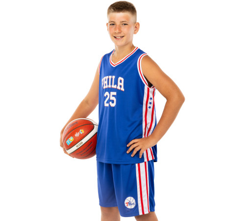Форма баскетбольная детская NBA клуб Philadelphia 76ers 25 S-2XL цвета в ассортименте
